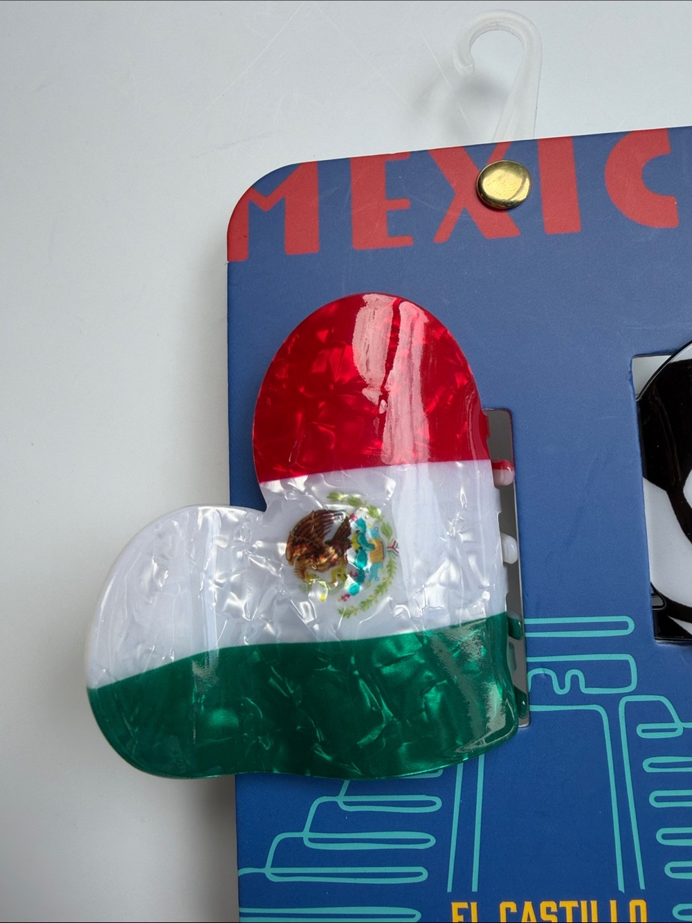 Mexico-themed hair claw clip set. - Picture 3 of 11
